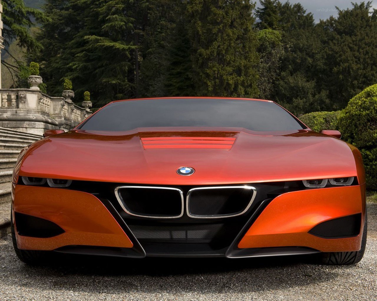 Red BMW concept car