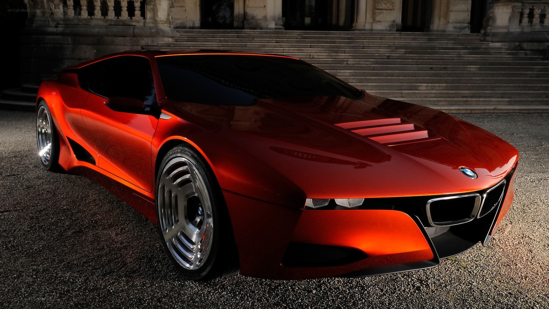 Red BMW concept car