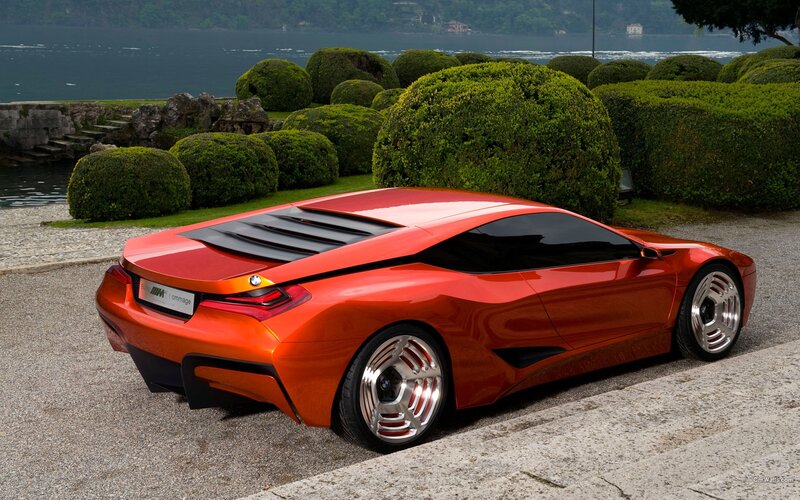 Red BMW concept car