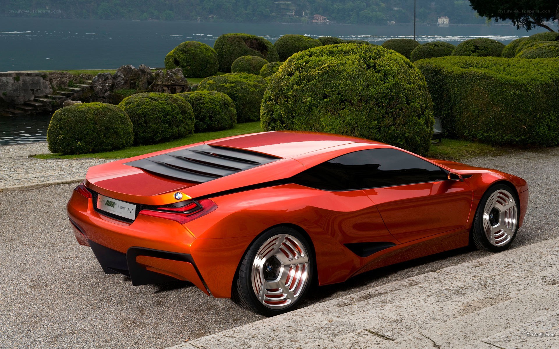Red BMW concept car