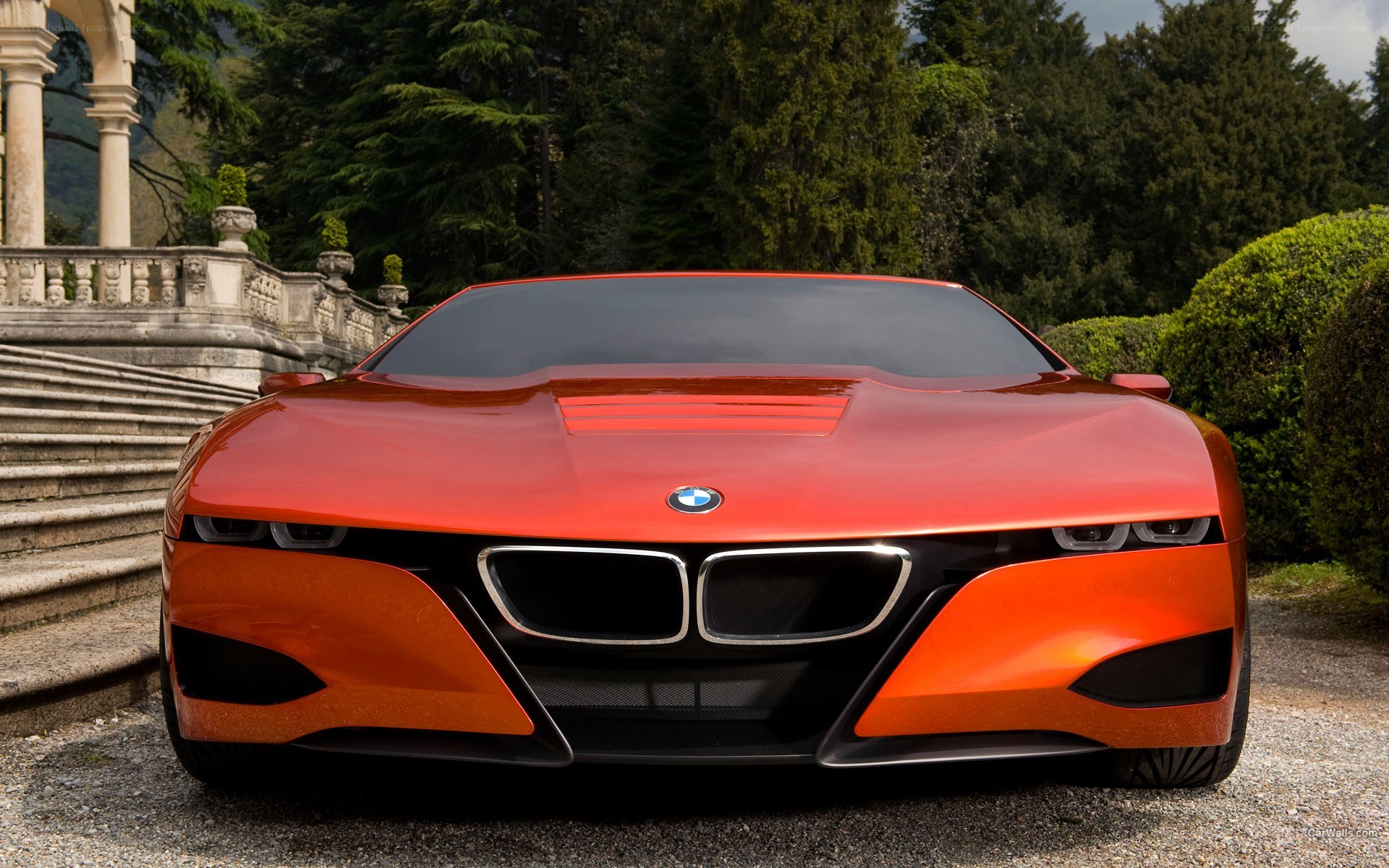 Red BMW concept car