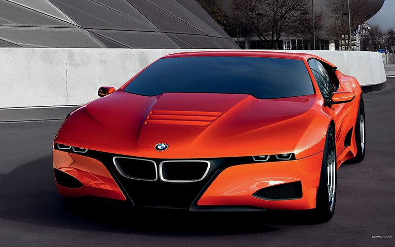 Red BMW concept car
