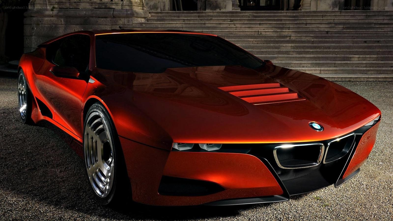 Red BMW concept car