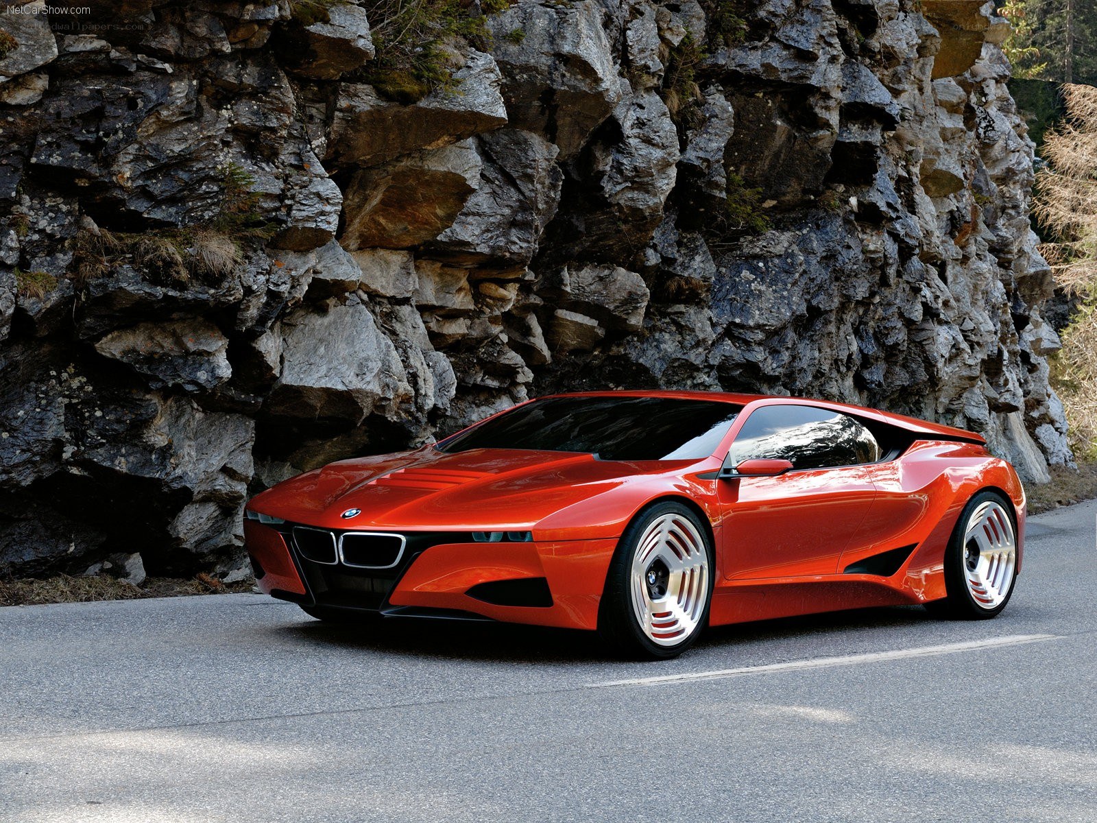 Red BMW Concept Car