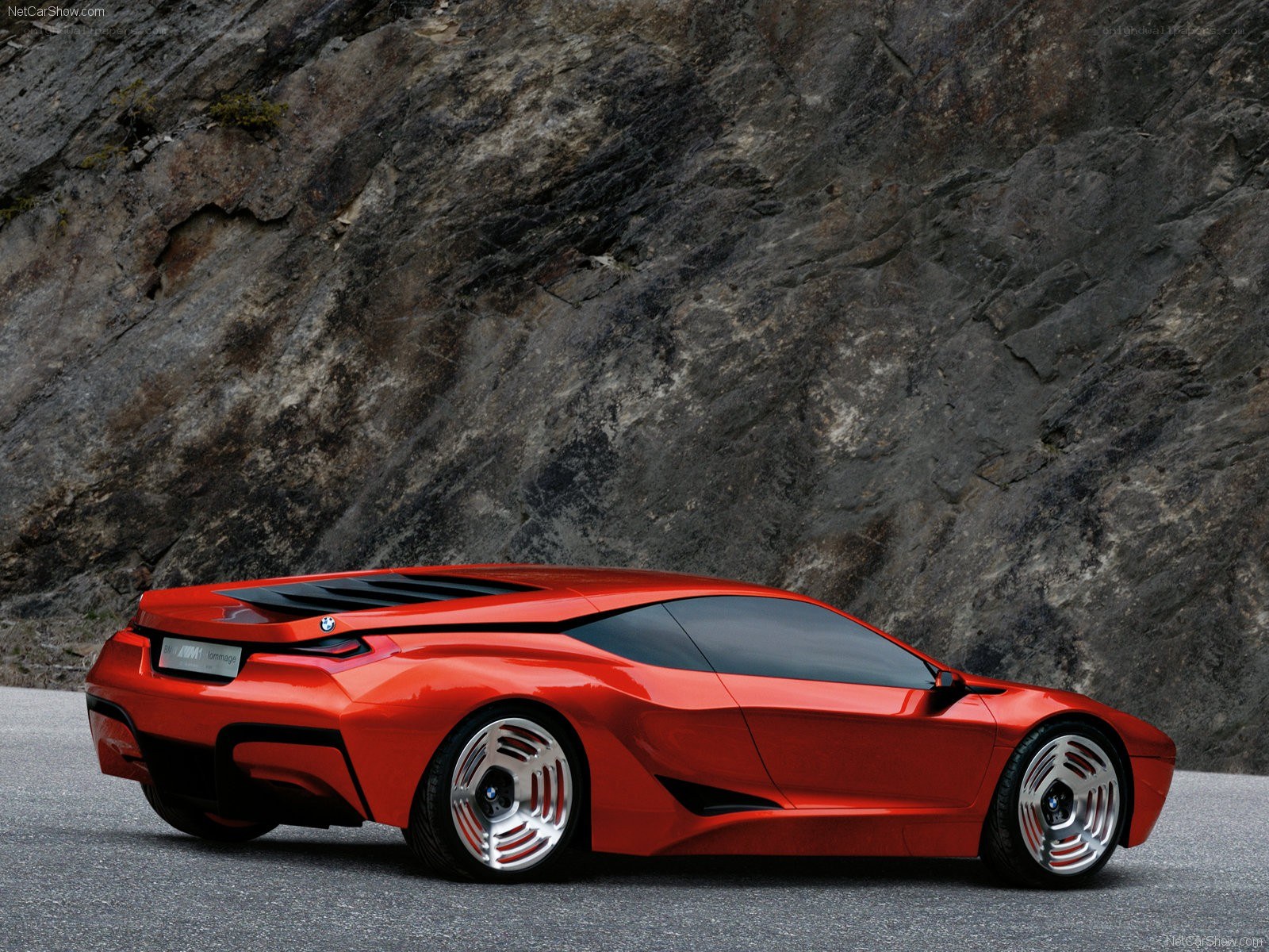 Red BMW Concept Car