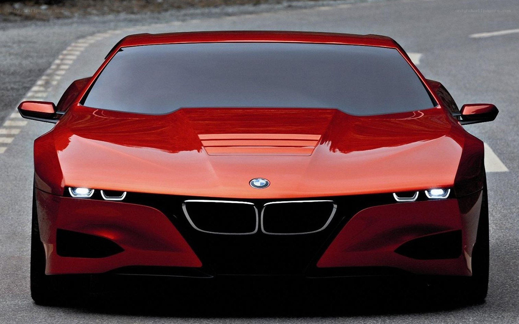 Red BMW concept car