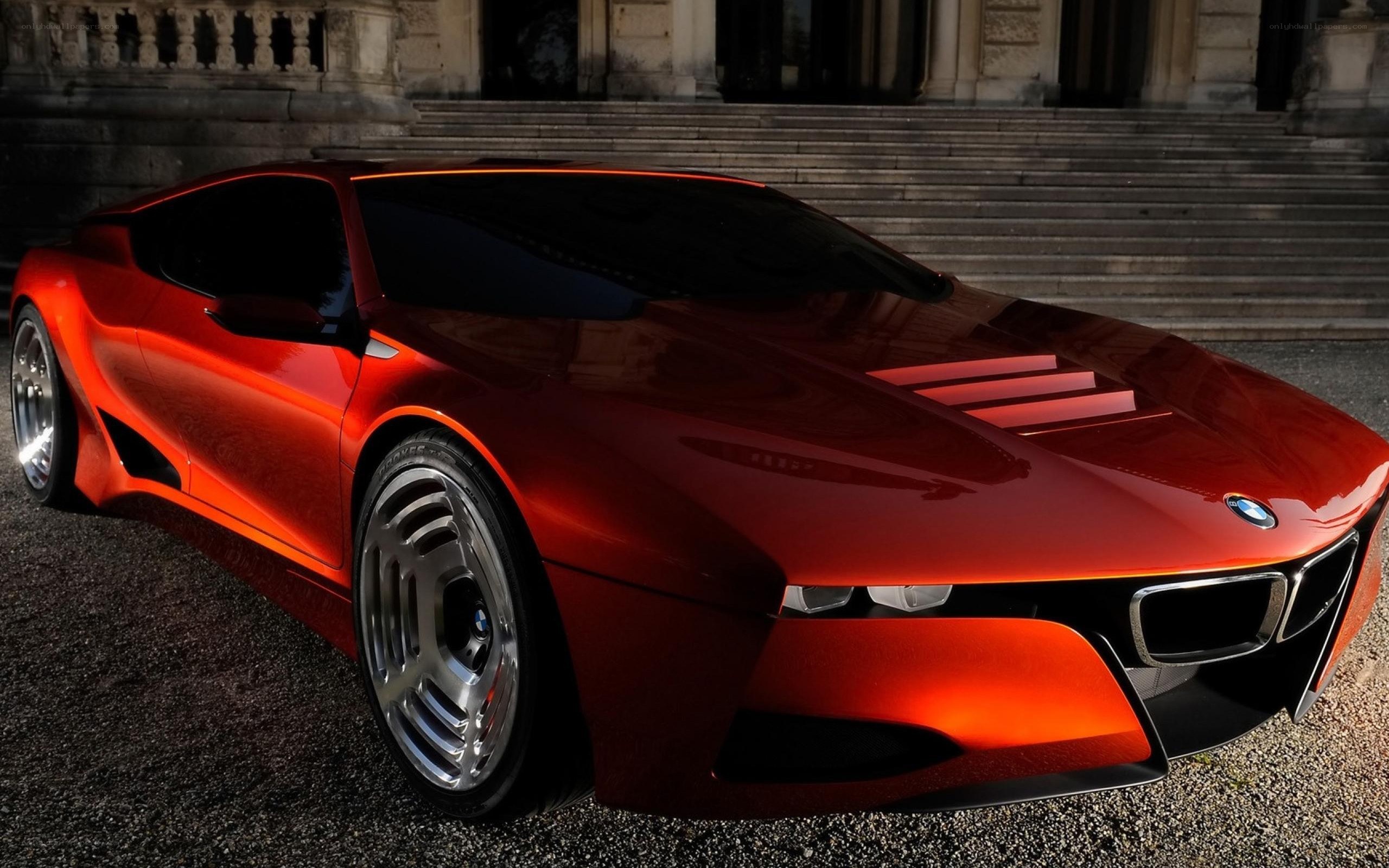 Red BMW concept car