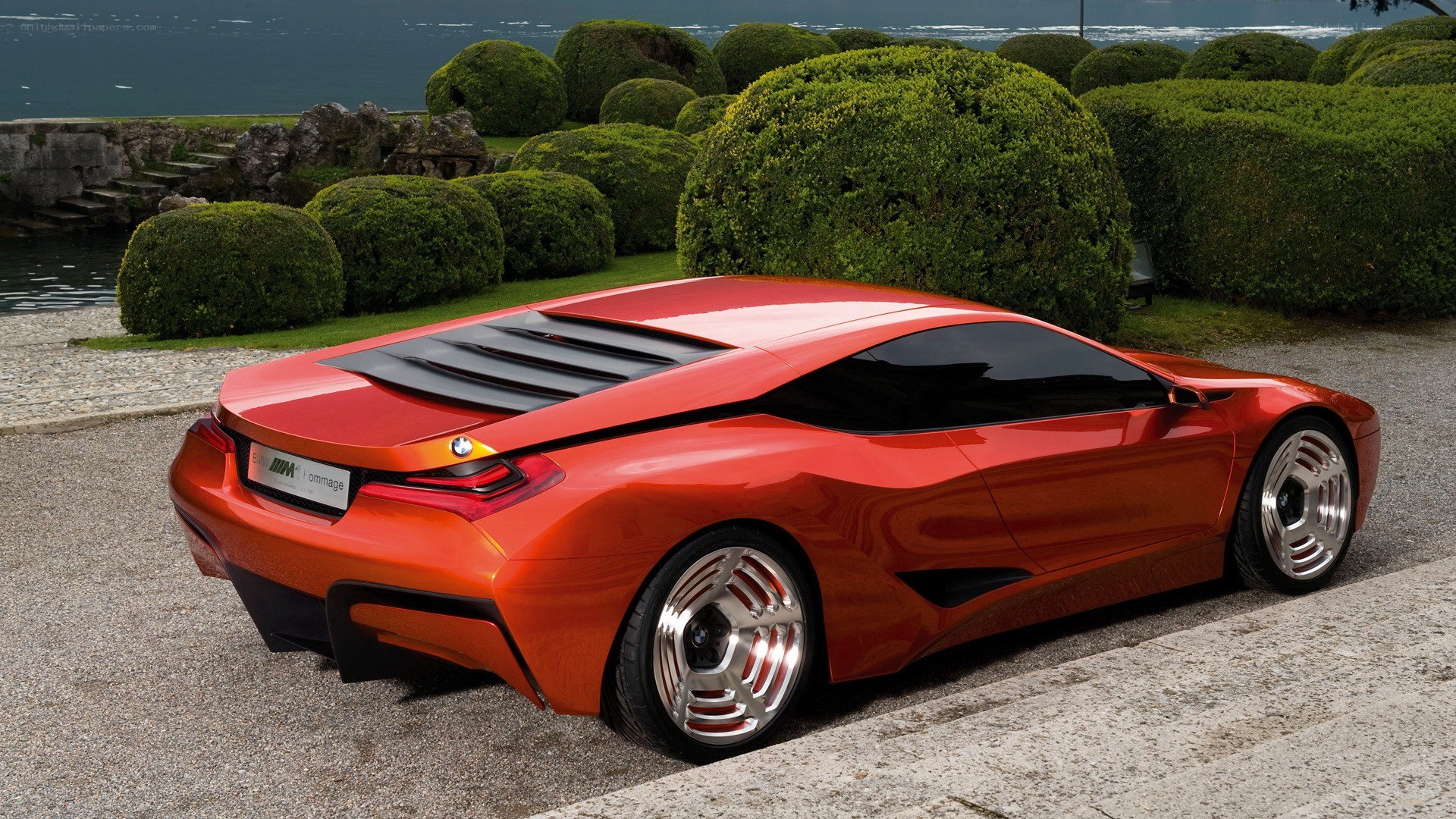 Red BMW concept car