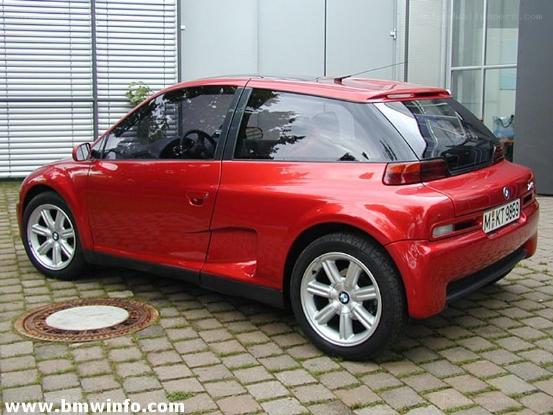 Red BMW concept car