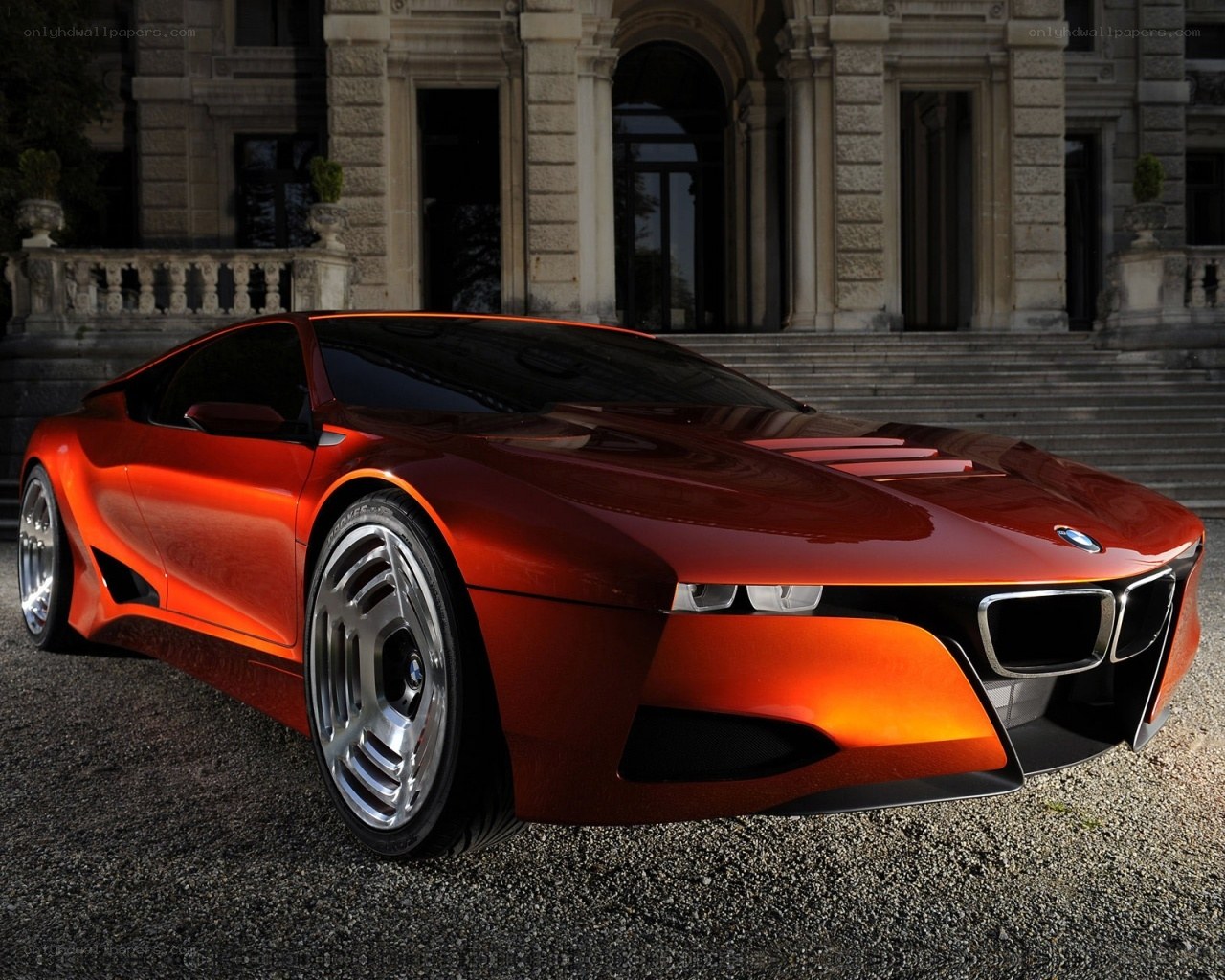 Red BMW concept car