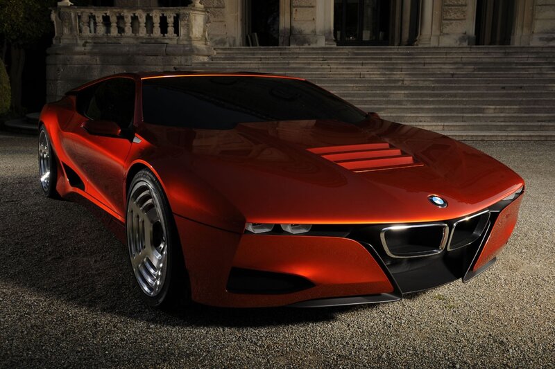 Red BMW concept car