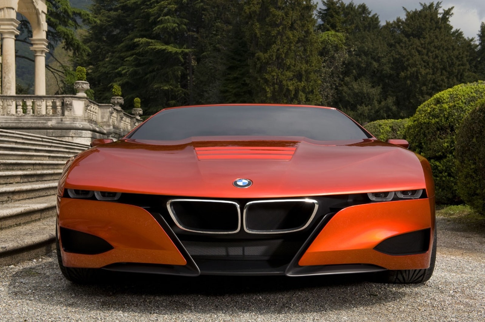Red BMW concept car