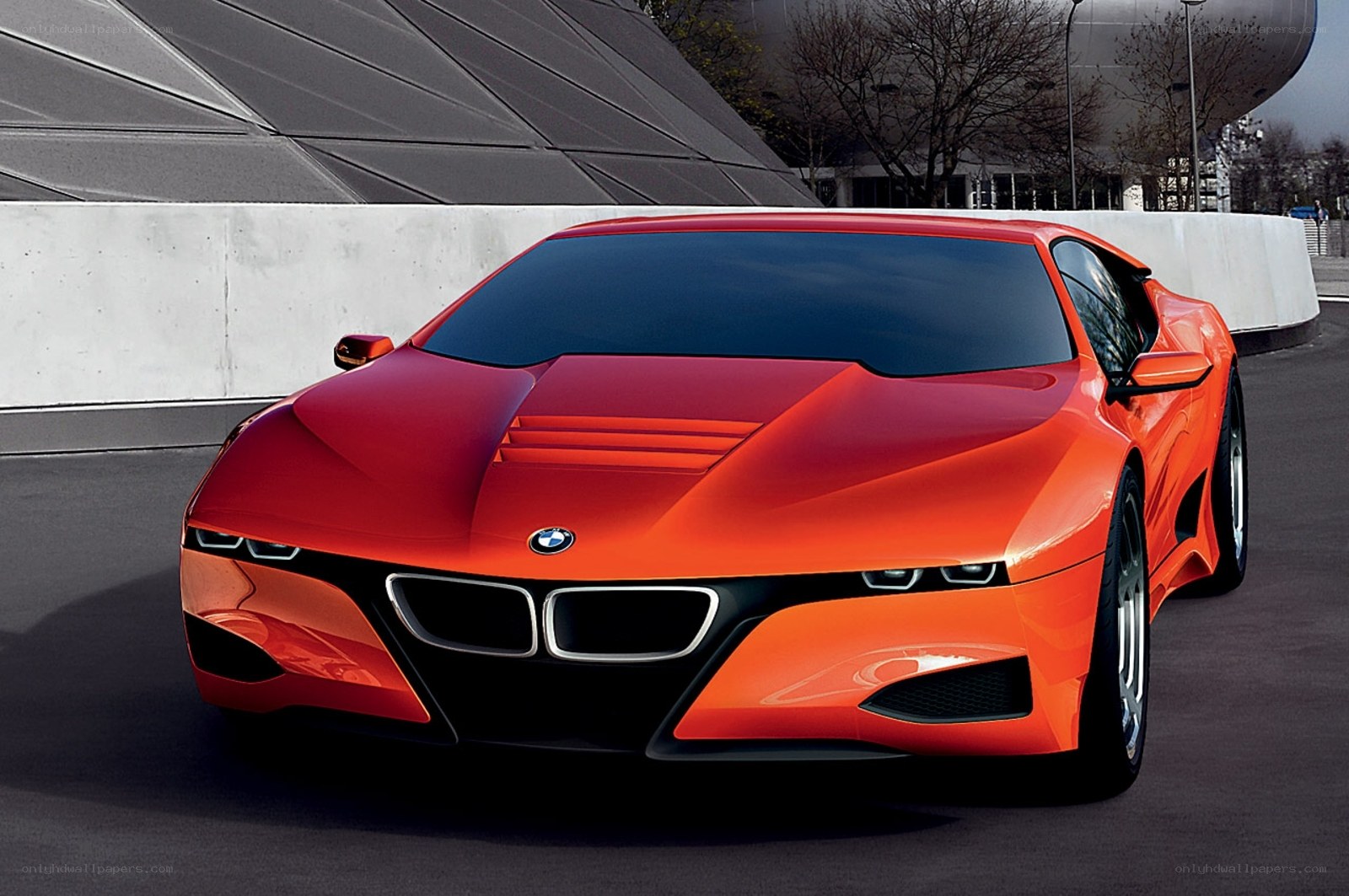 Red BMW concept car