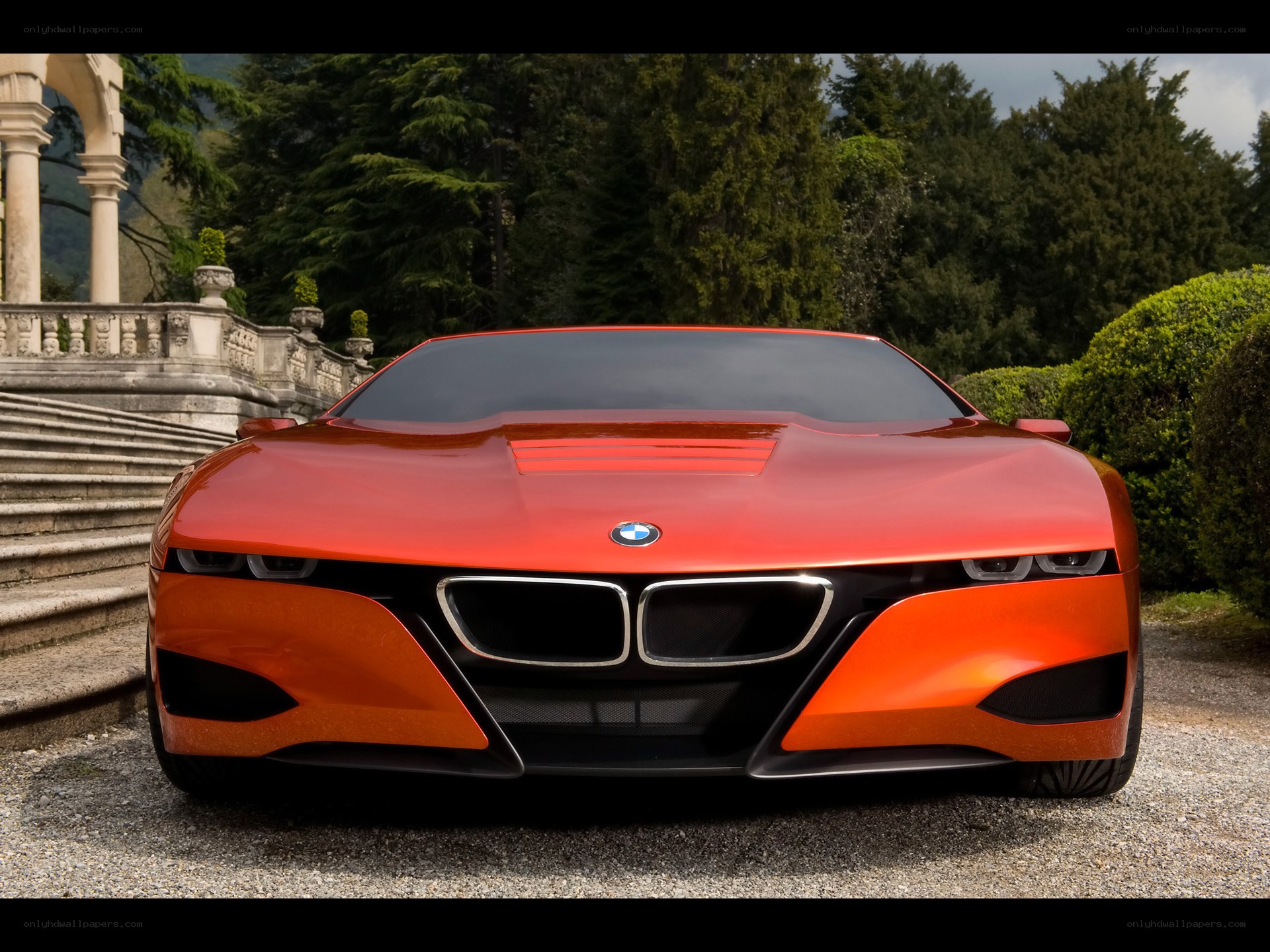 Red BMW concept car