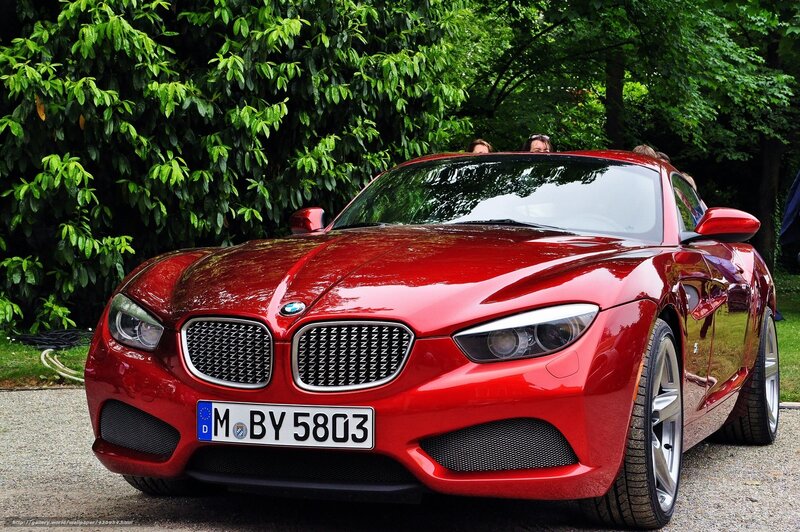 Red BMW Concept Car