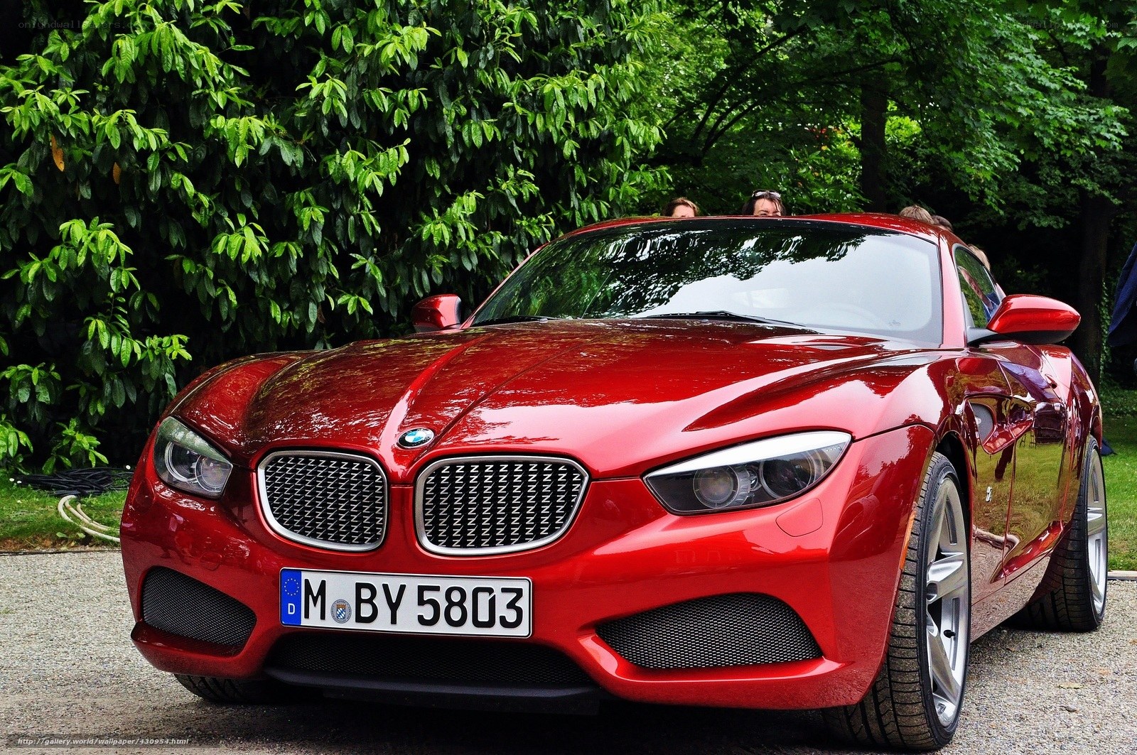 Red BMW Concept Car