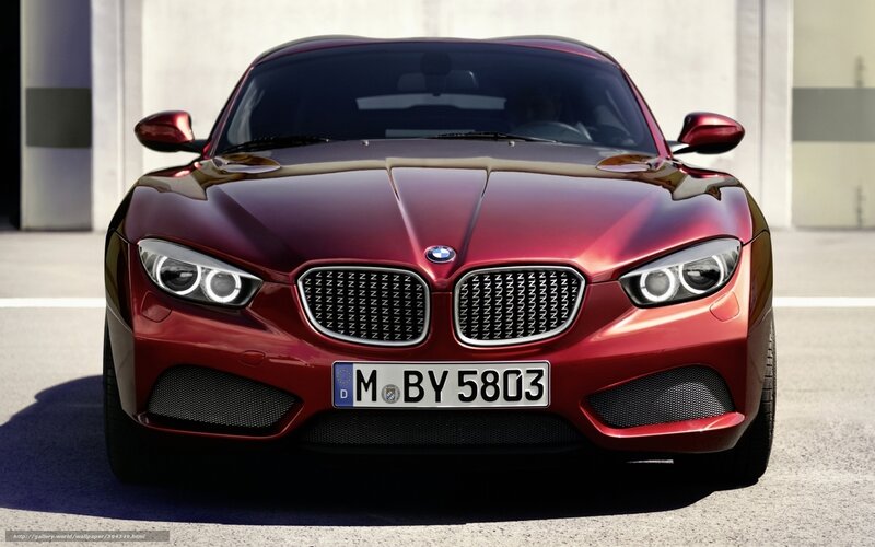 Red Bmw Concept Car — Dramatic, Afternoon, Photograph