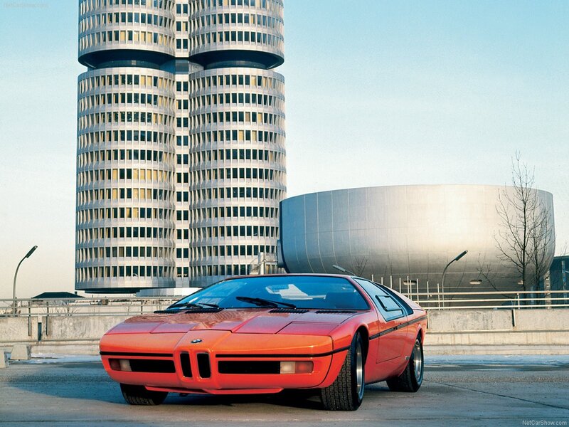 Red Bmw Concept Car — Modern