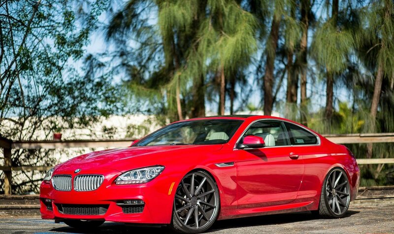 Red Bmw Coupe — Calm, Afternoon