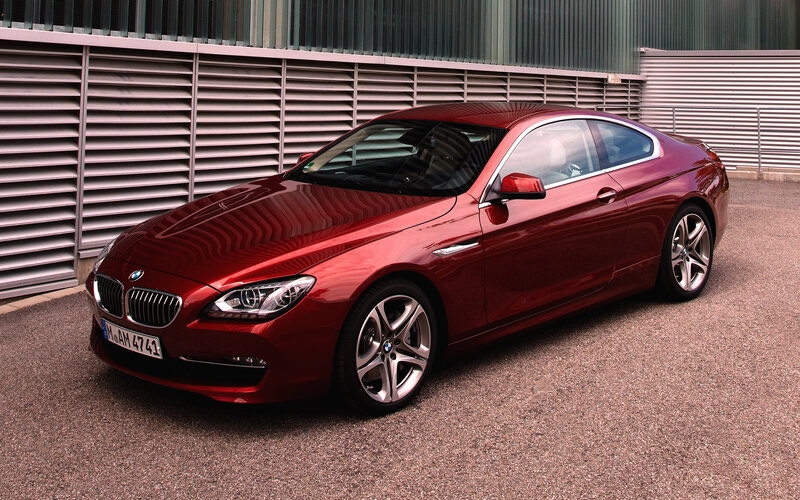 Red BMW Coupe — Calm, Photograph, Car