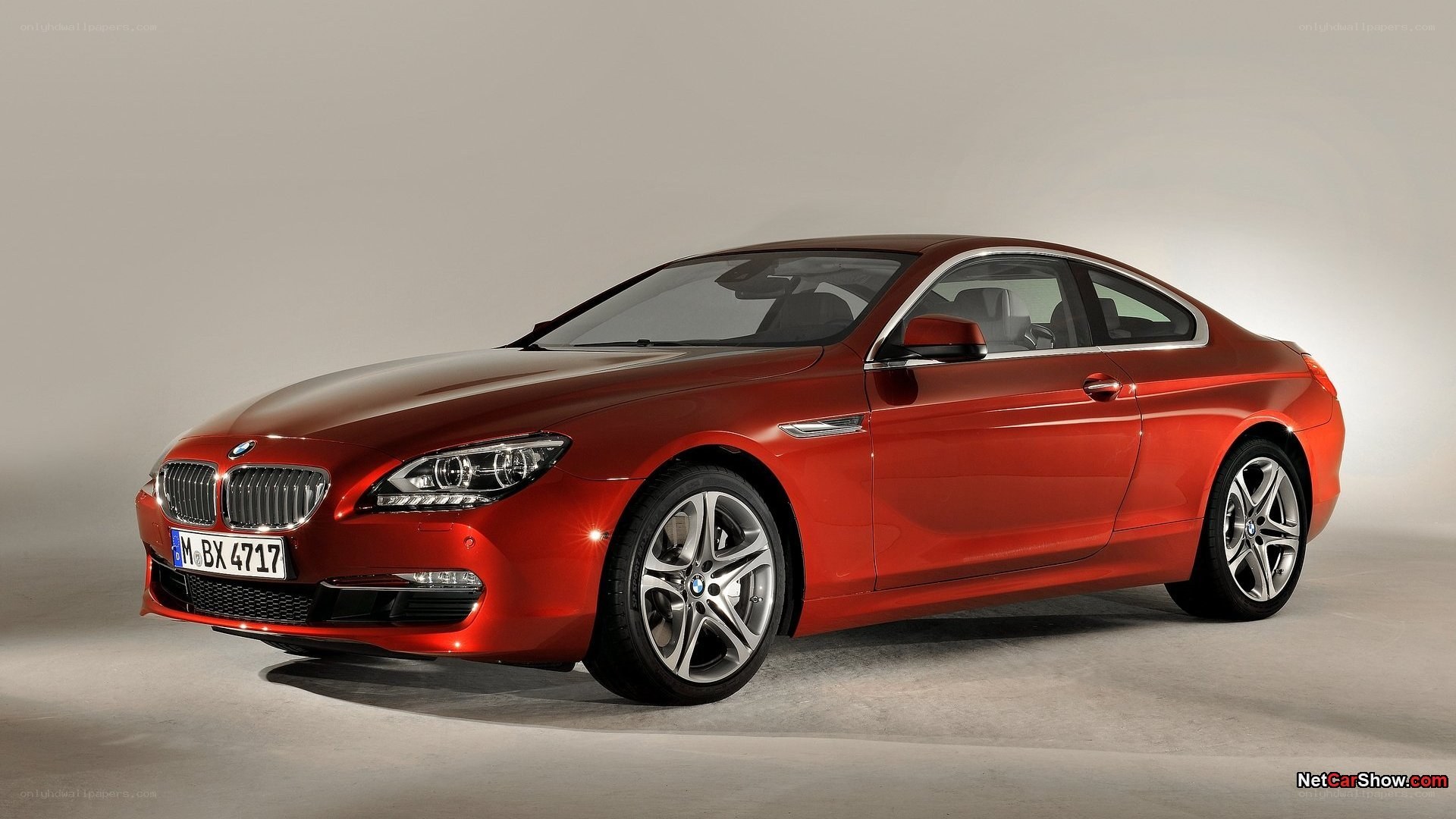 red bmw coupe car