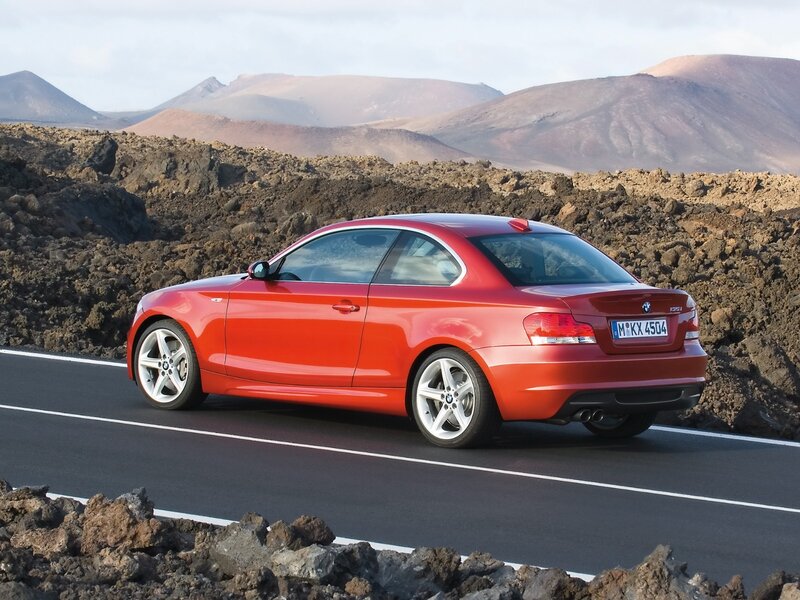 Red BMW Coupe — Dramatic, Afternoon, Photograph, Car