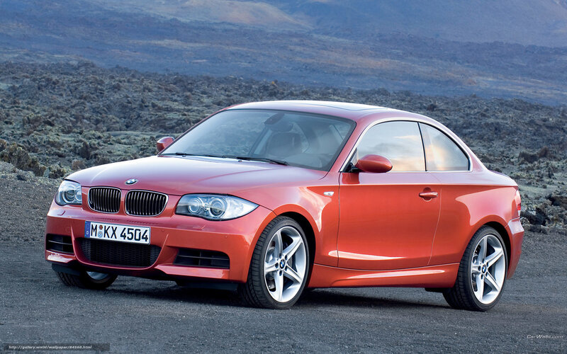 Red BMW Coupe — Dramatic, Afternoon