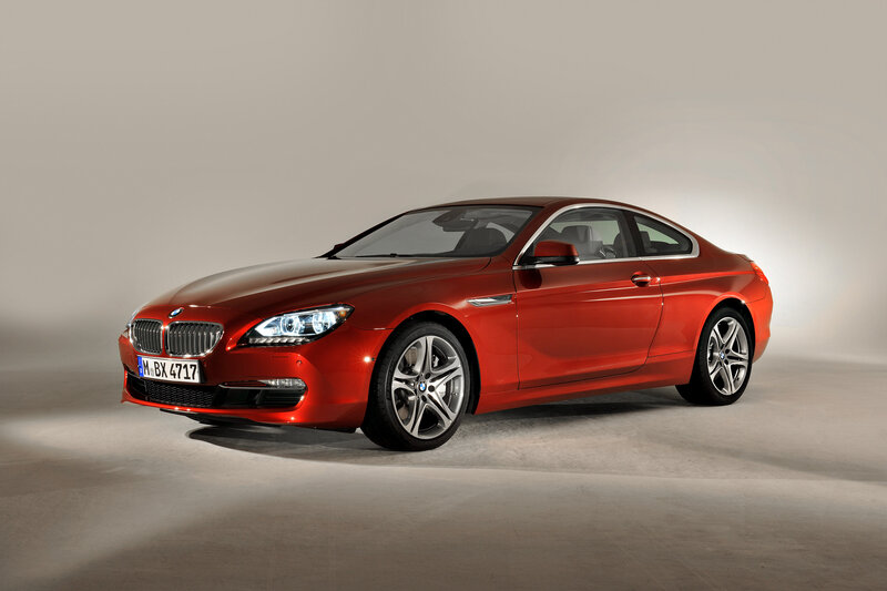 Red BMW Coupe — Dramatic, Photograph