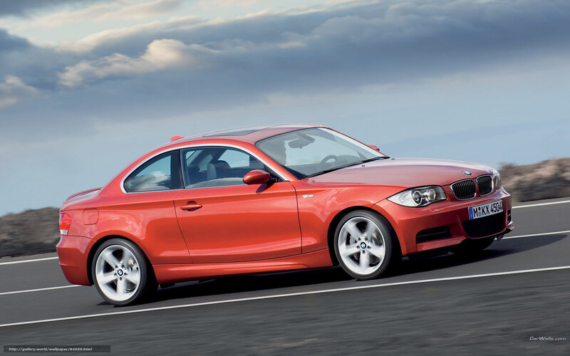 Red Bmw Coupe — Dynamic, Afternoon, Photograph, Car