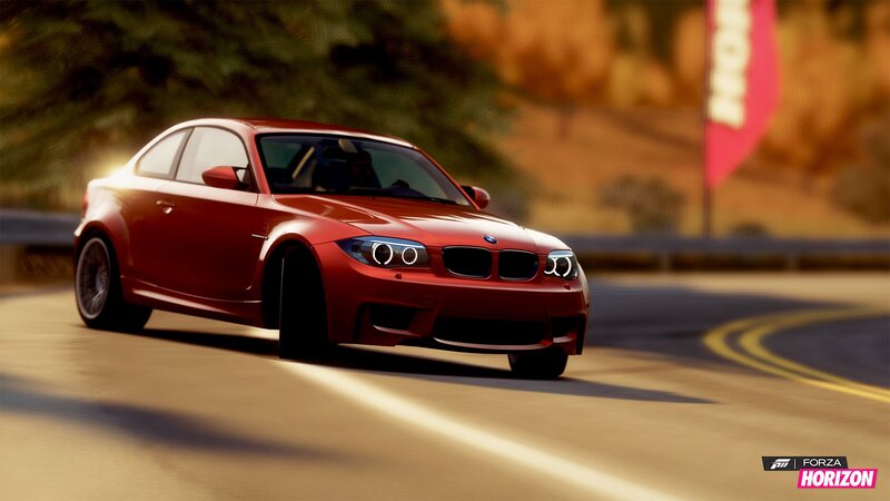 Red Bmw Coupe — Dynamic, Sunset, 3d Render