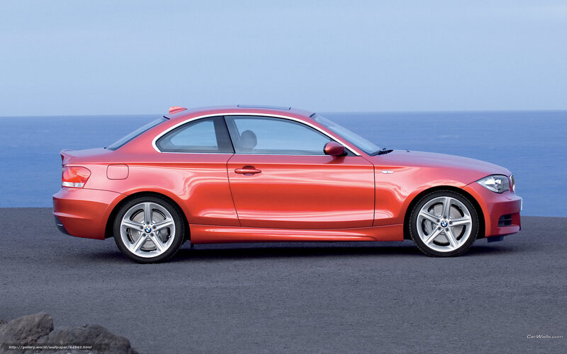 Red Bmw Coupe — Serene, Afternoon, Photograph