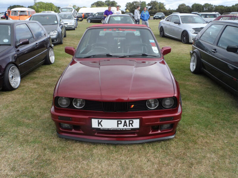 Red Bmw E30 Car
