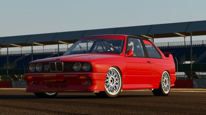 Red Bmw E30 M3 — Calm, Afternoon, 3d Render