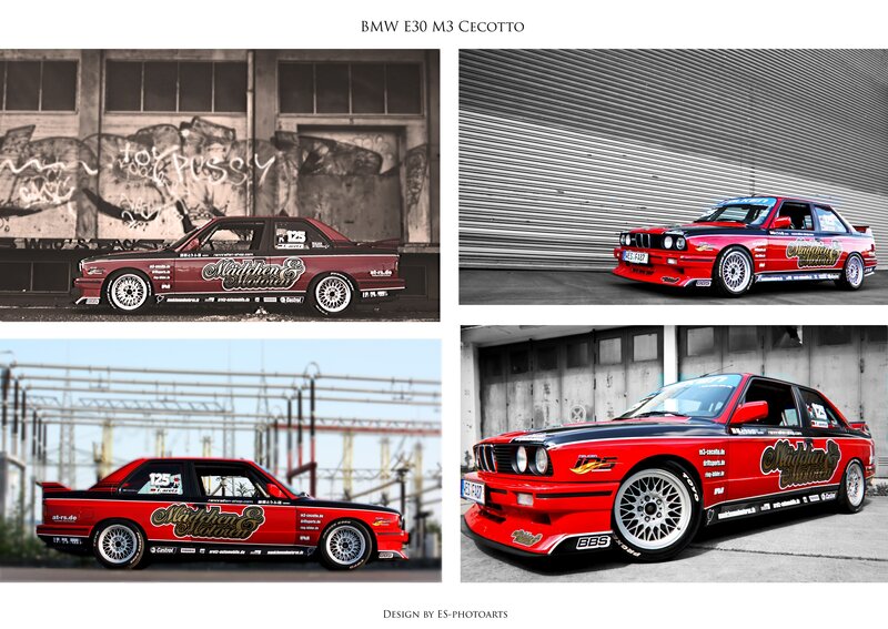 Red BMW E30 M3 — Dramatic, Afternoon