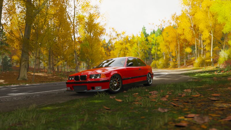 Red Bmw E36 — Serene