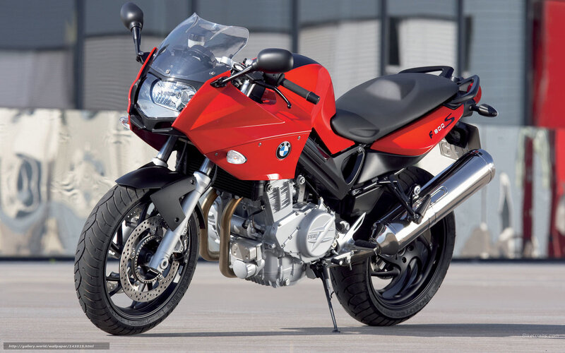 Red BMW F800S Motorcycle — Neutral
