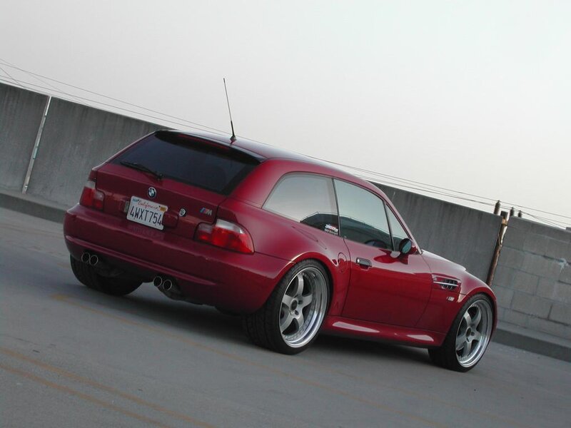 Red BMW M Coupe