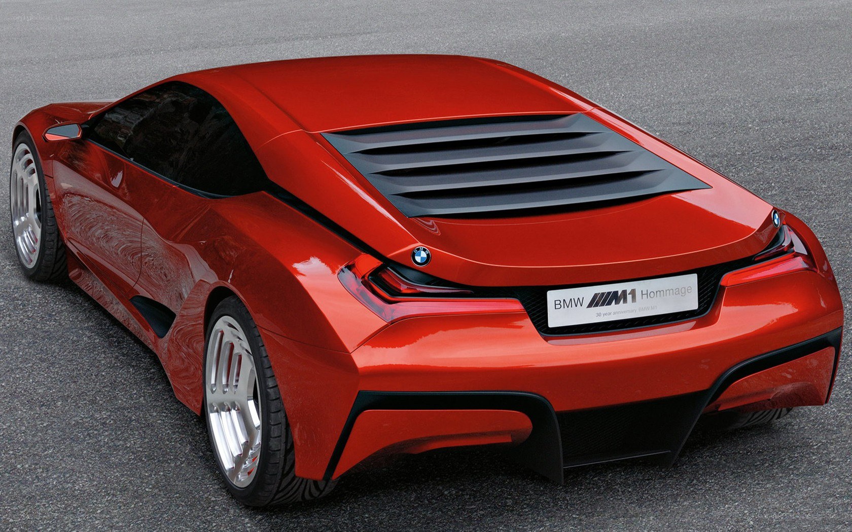 Red BMW M1 Hommage
