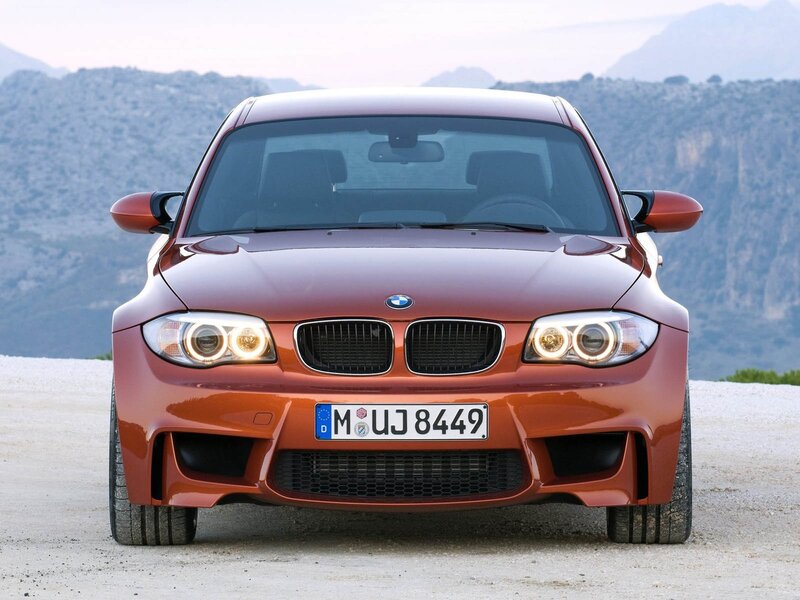red bmw m135i car