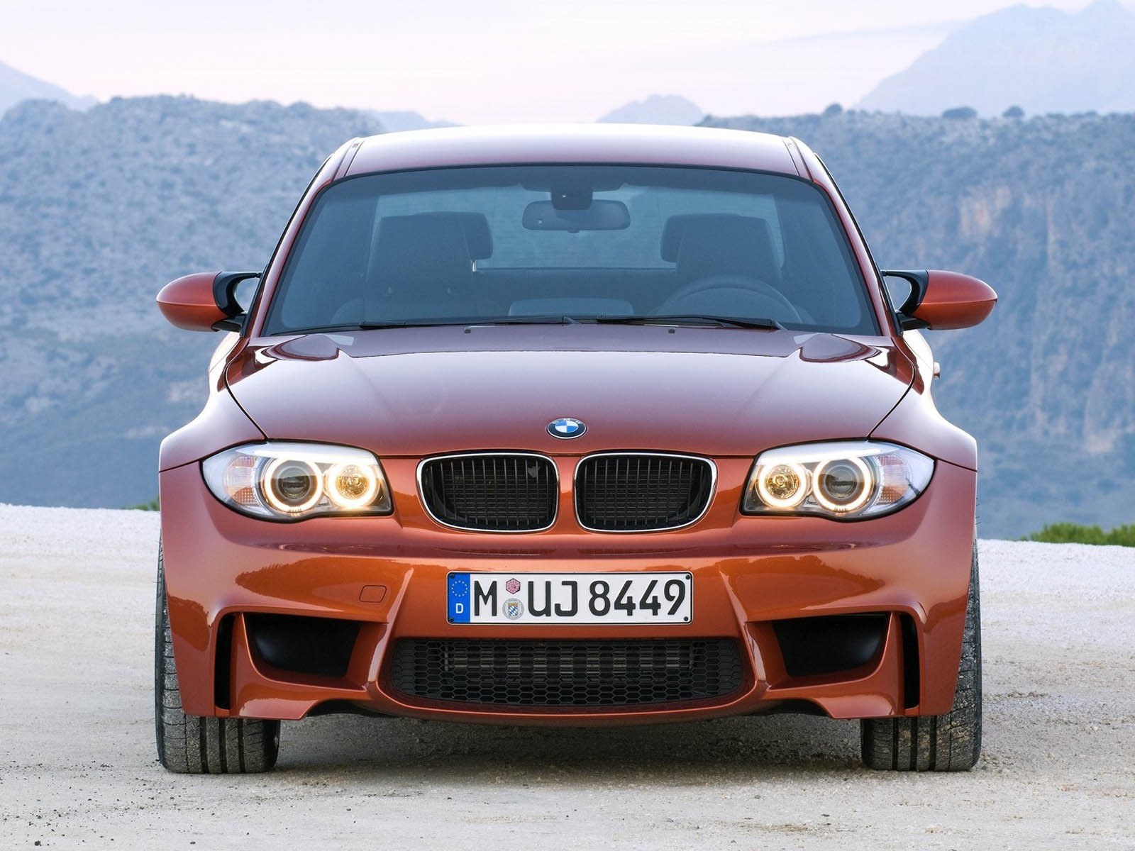 red bmw m135i car