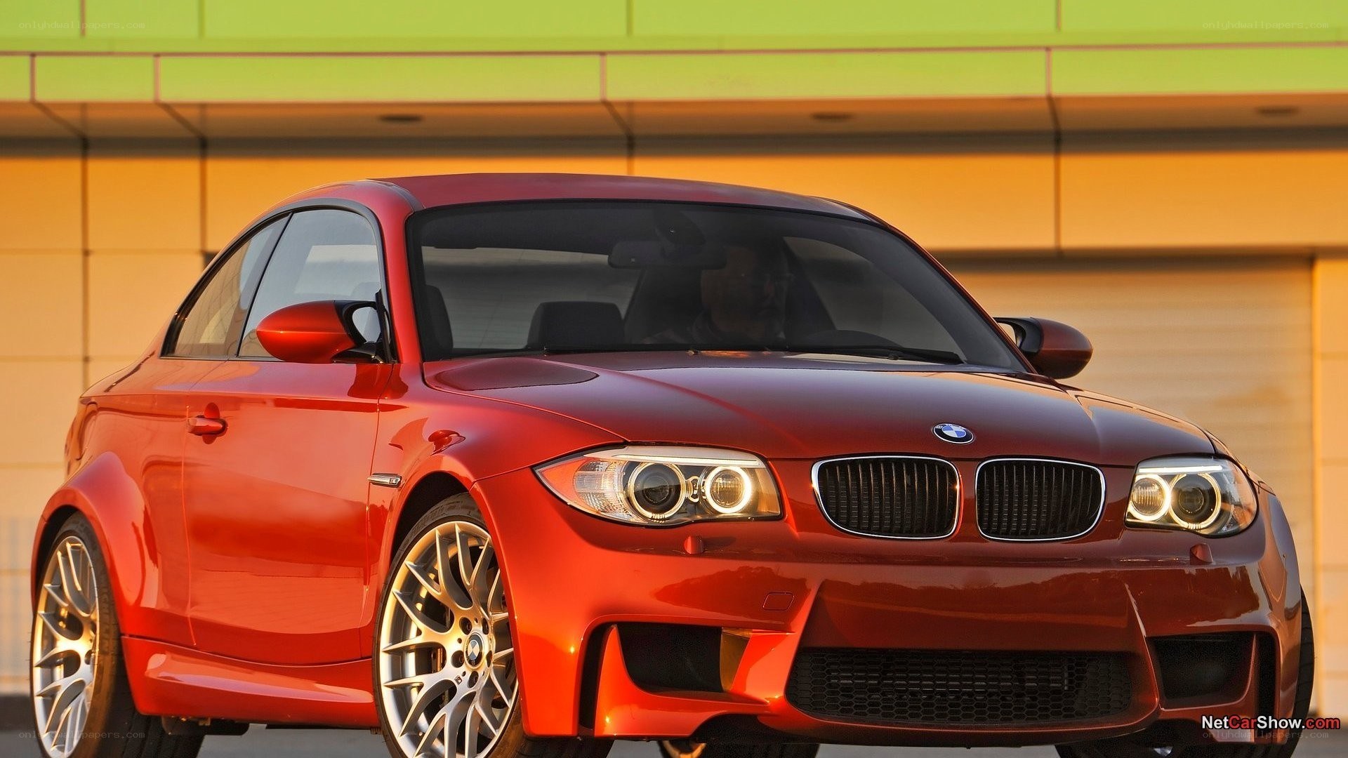 red bmw m135i coupe