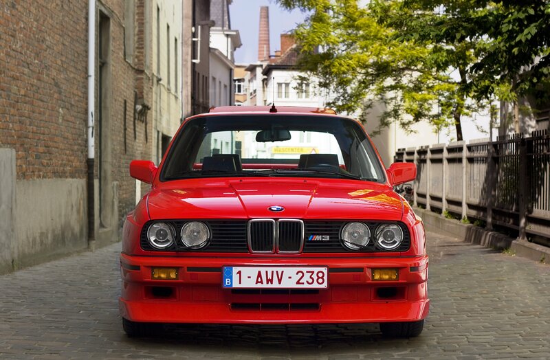 Red Bmw M3 Car — Calm, Afternoon, Photograph