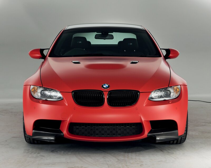Red Bmw M3 Car — Neutral, Photograph, Headlights