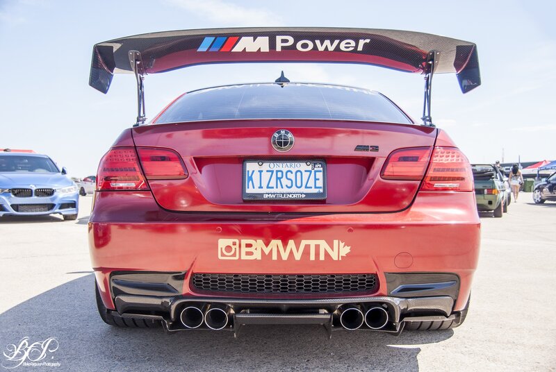 Red BMW M3 Car — Outdoor