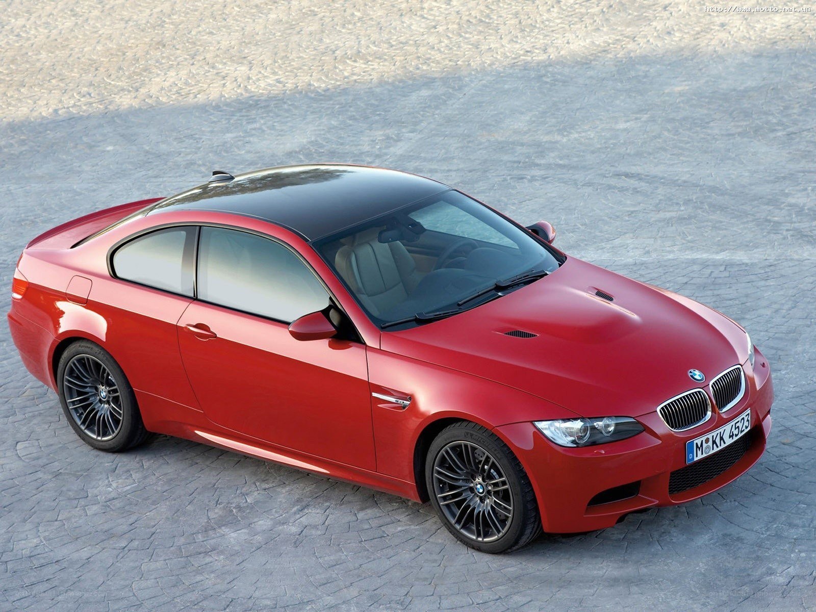 Red BMW M3 coupe