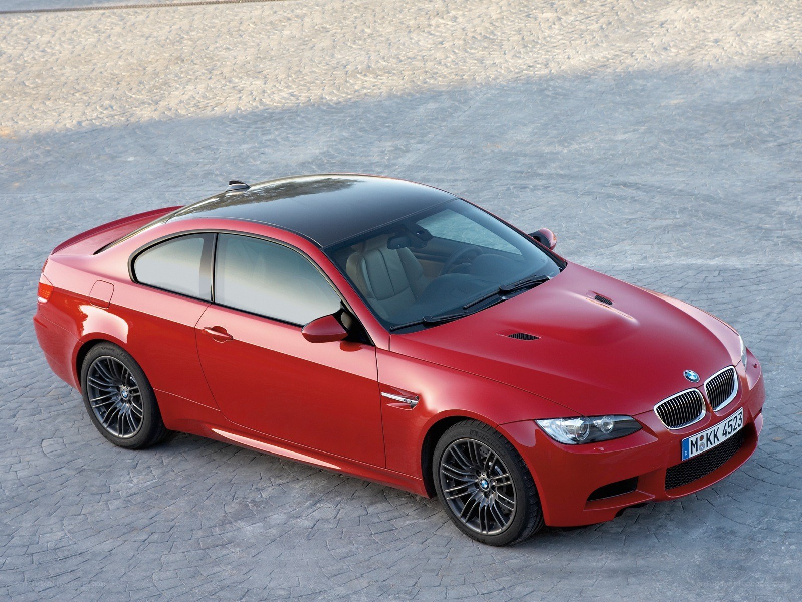 Red BMW M3 coupe