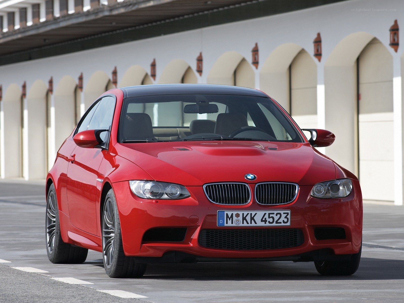 Red BMW M3 coupe