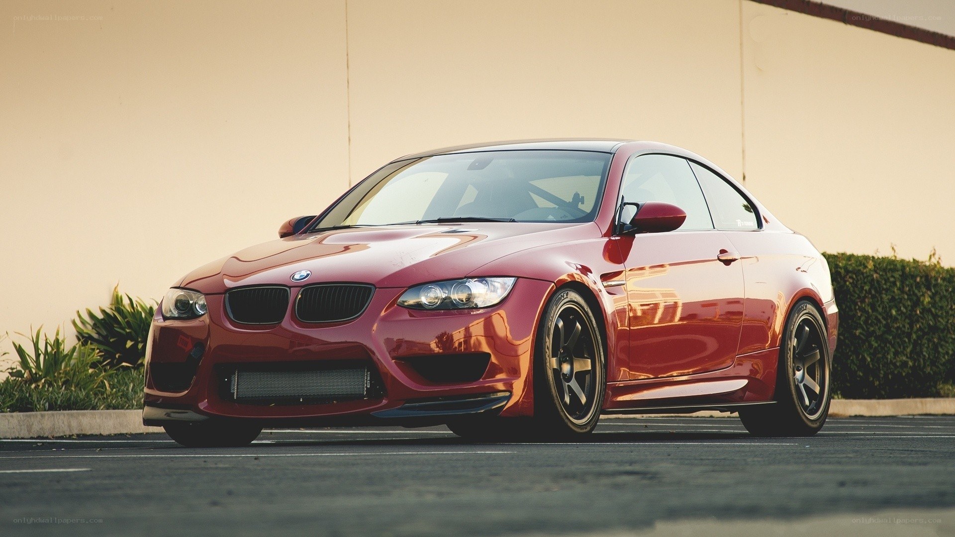 red bmw m3 coupe