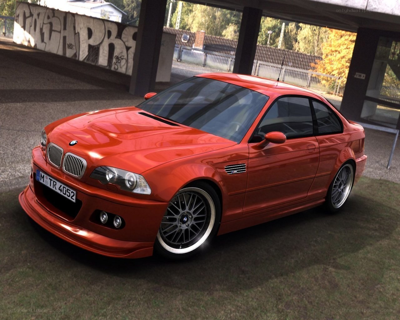 red bmw m3 coupe