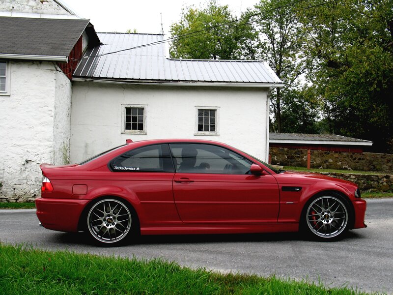 Red Bmw M3 Coupe — Calm, Afternoon, Photograph
